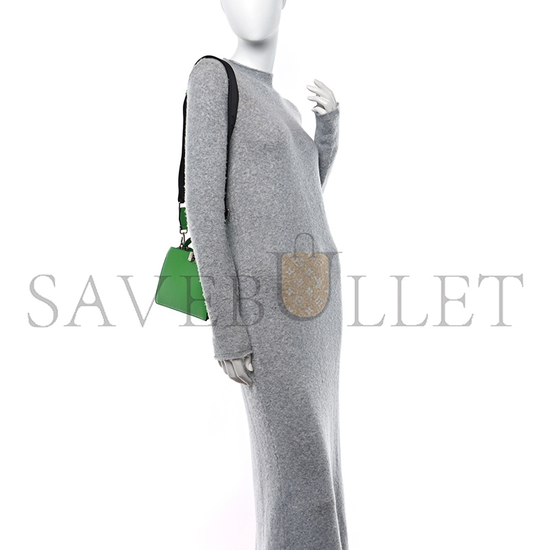 F**di cuoio romano vitello cover bi-color peekaboo i see u x cross satchel tomatillo (23*14.5*6cm)